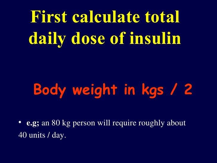 Insulin Therapy in DM