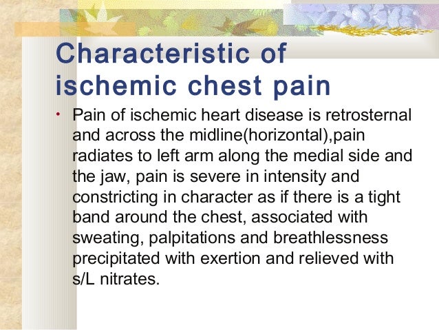 [Int. med] chest pain 3rd year class