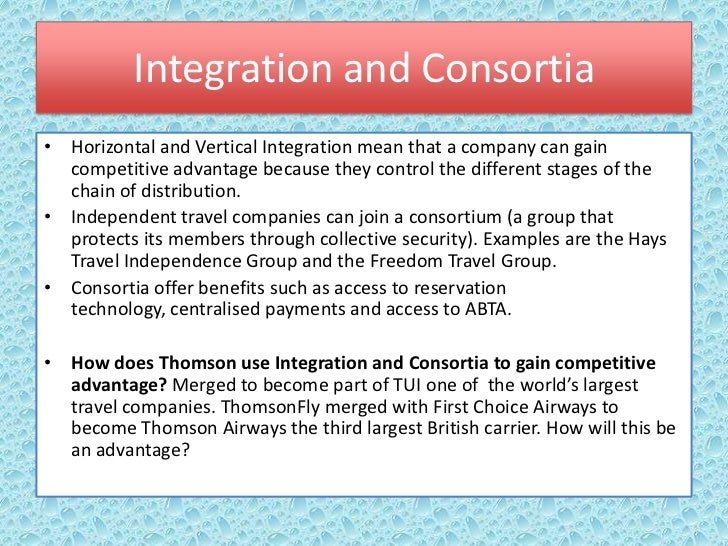 Integration & consortia