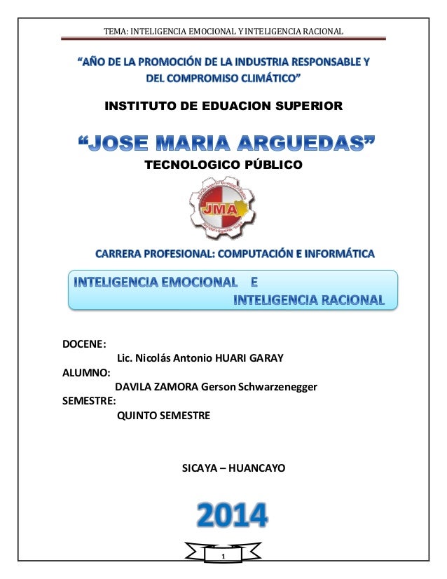 éc vs thåy iãn inteligencia emocional vs inteligencia raciona monografia éc vs thåy iãn inteligencia emocional vs inteligencia raciona monografia