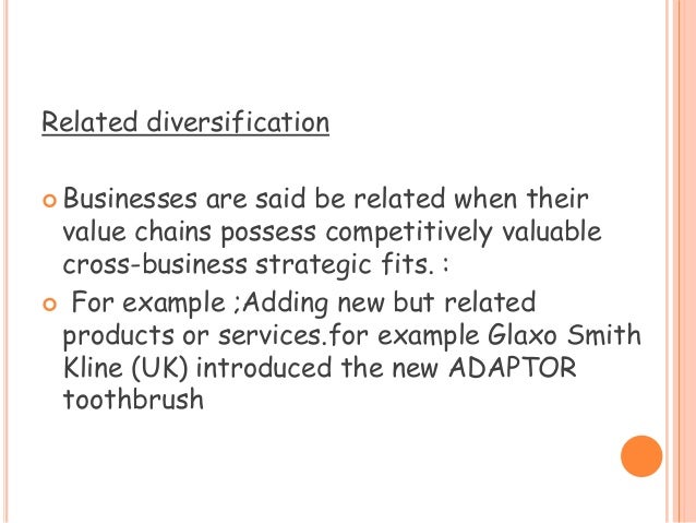 diversification strategy examples in pakistan