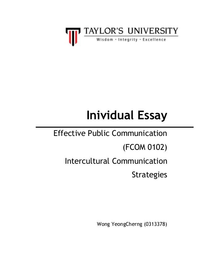 Intercultural communication - UK Essays