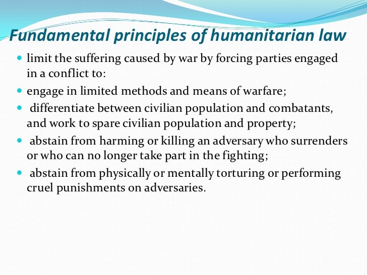 International Humanitarian Law