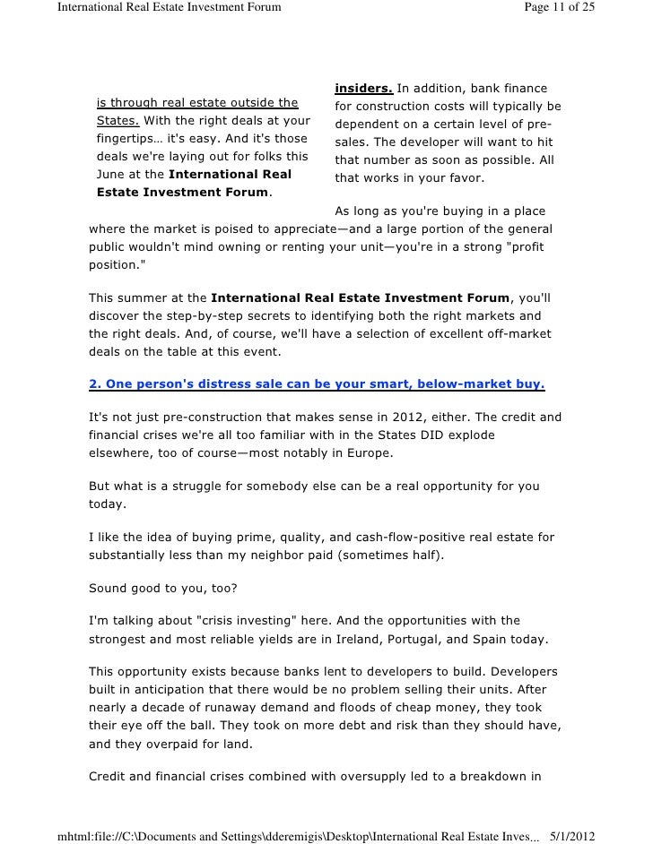 investing in distressed real estate essay investing in distressed real estate essay
