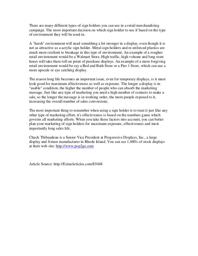 sign holder jobs effectively used are great Advertising Tools