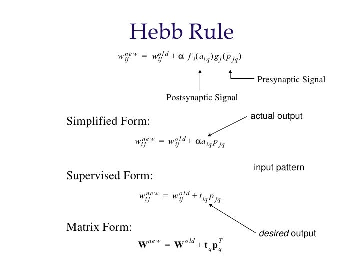 Hebbian Learning