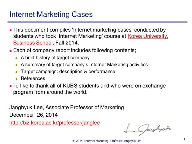 Internet Marketing Report Internet Marketing Company