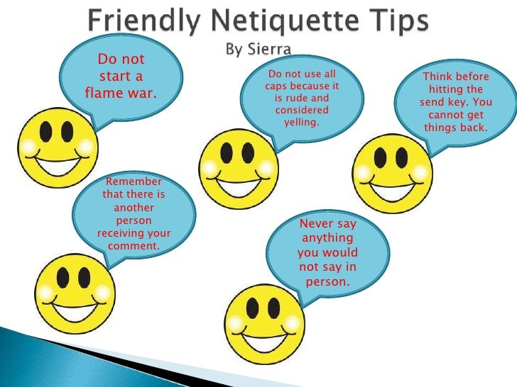 Image result for netiquette