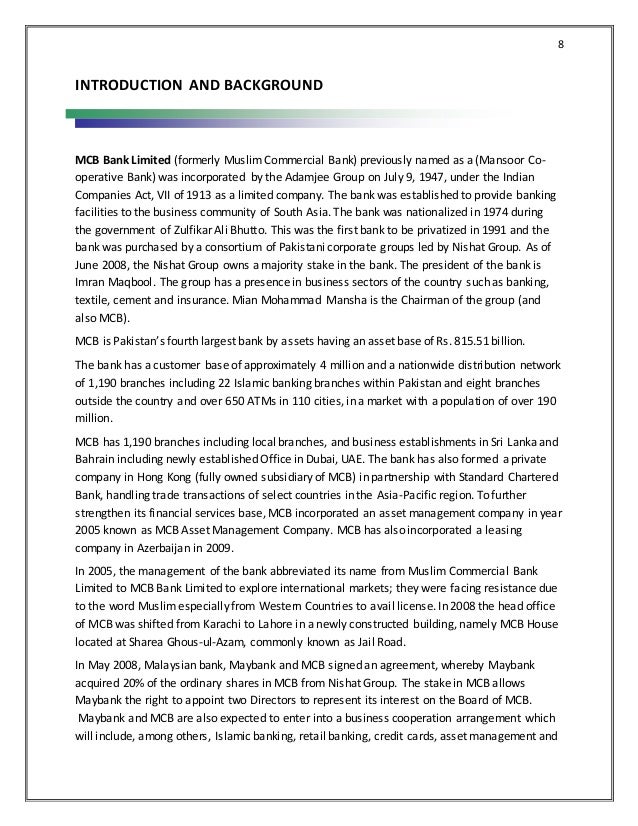 Muslim commercial bank ratio analysis