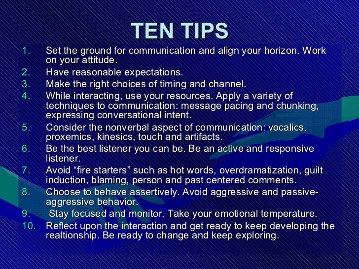 Oral Communication Tips 37