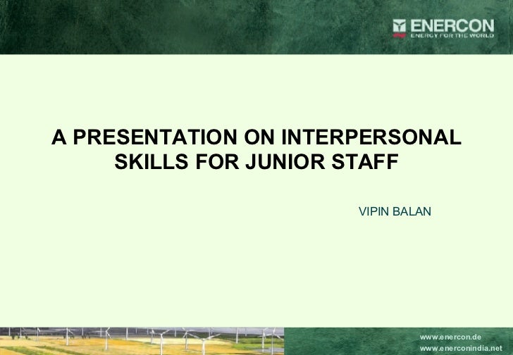 Interpersonal Skills Examples
