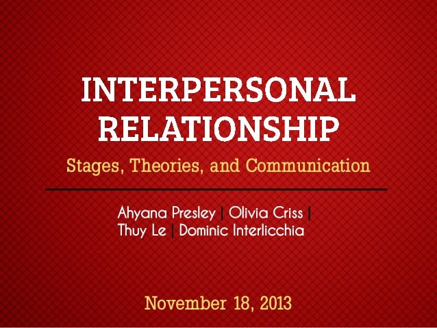 Interpersonal Relationship Essay