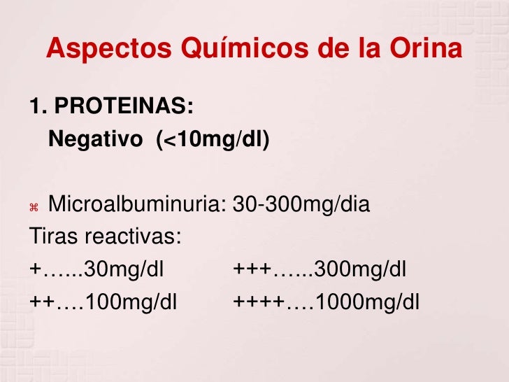 Interpretación del urinalisis