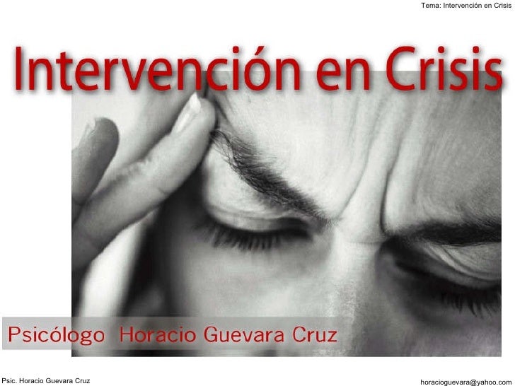 INTERVENCION EN CRISIS