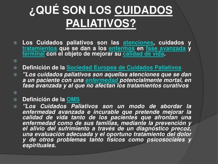 Intervención psicológica en pacientes terminales