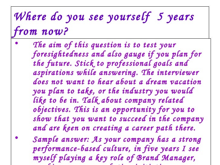 How Do You See Yourself In 10 Years Essay