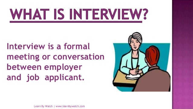 Interview And It s Types interview-and-it-s-types