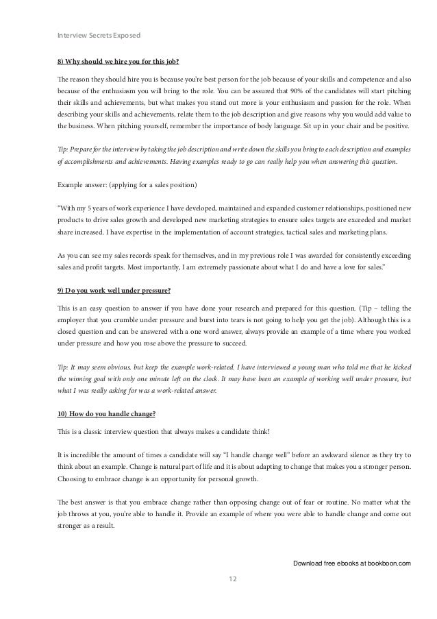 ideal job essay