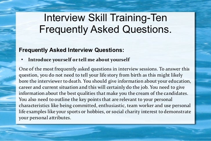 how to introduce yourself in an interview