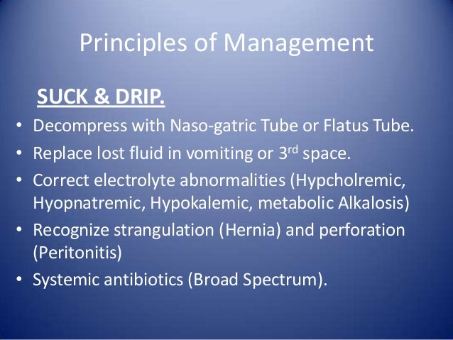 Intestinal obstruction