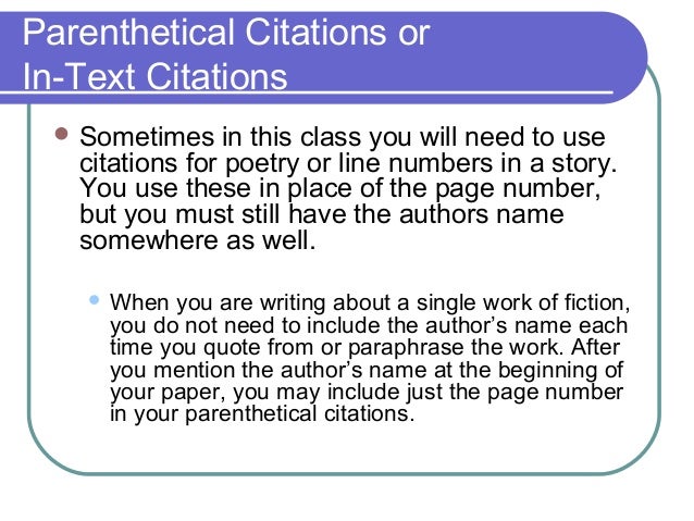 how to write a parenthetical citation for a poem mla cite poetry