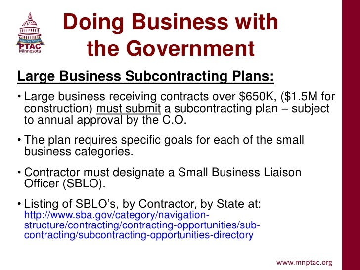 Far 52.219 9 Small Business Subcontracting Plan