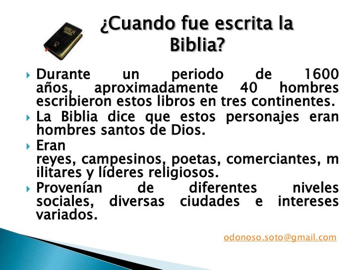 Introducción a la historia de la biblia