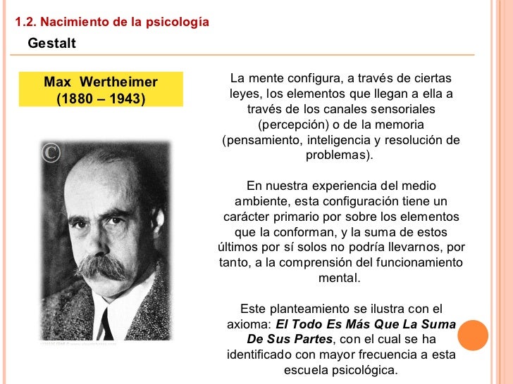 Aportaciones De Max Wertheimer Ala Psicologia www.slideshare.net