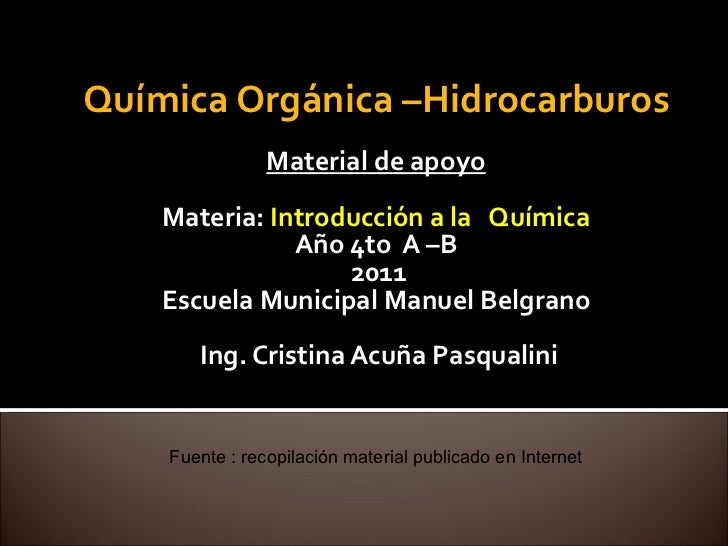 HIDROCARBUROS QUIMICA hidrocarburos quimica: