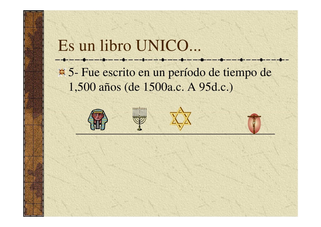La biblia es el libro más interesante que vas a leer.