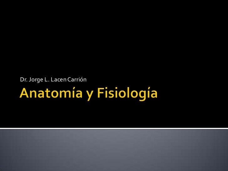 Video 1 Introduccion A La Anatomia Y Fisiologia Humana