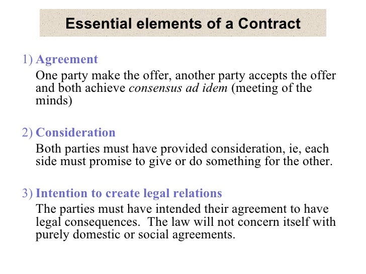 contract law essay example