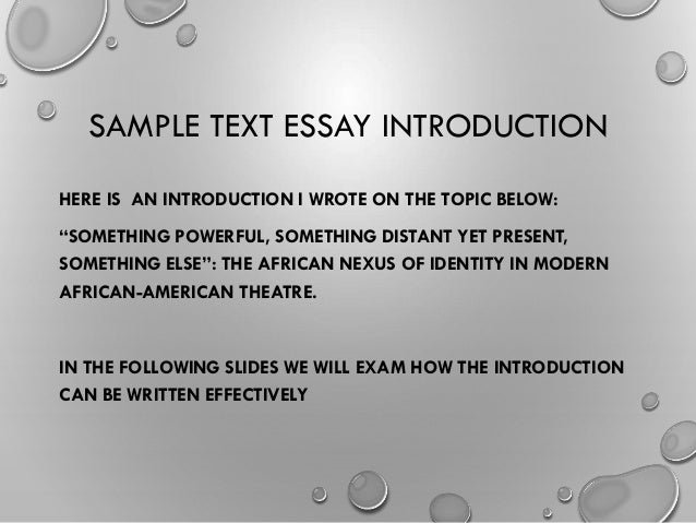 A Manual On Creating A Powerful Essay Introduction