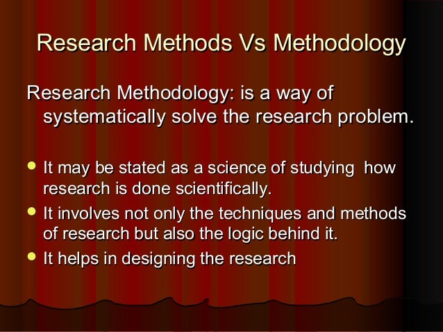 research introduction to methods