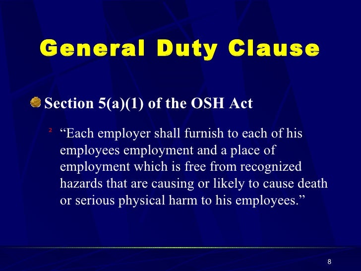 Introduction To Osha