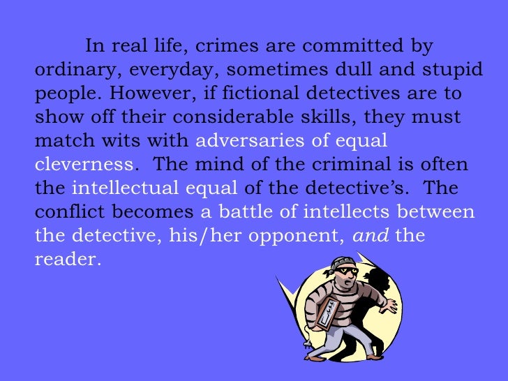Elements of a Detective Story