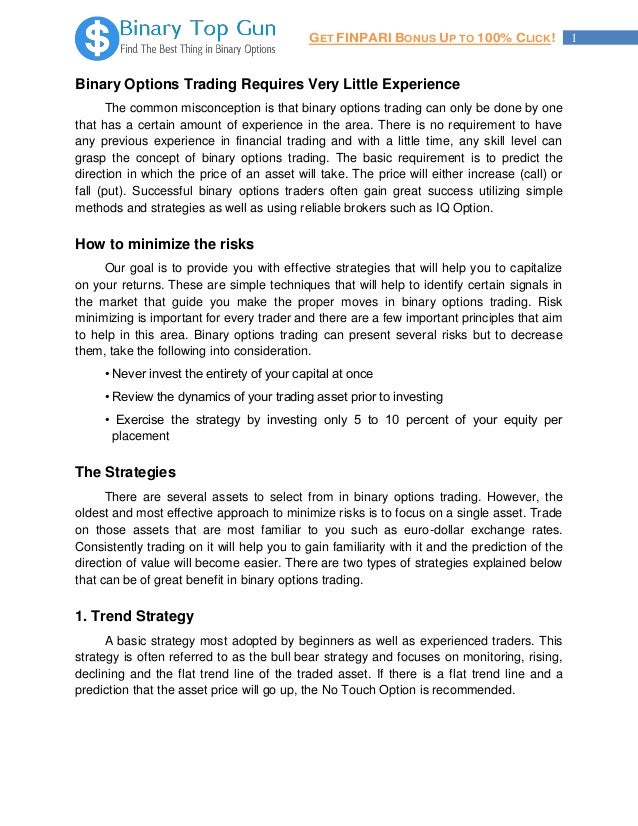 Options strategies in a volatile market