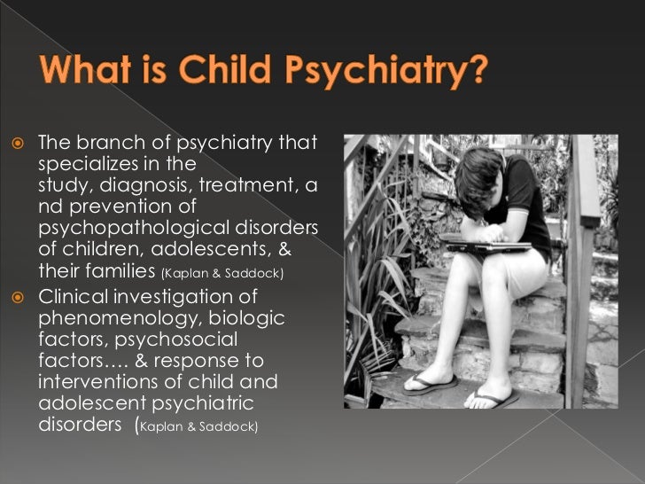 Introduction to Child Psychiatry