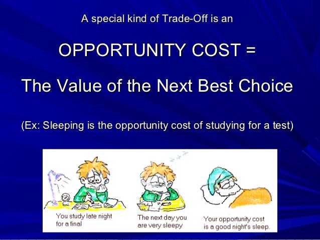 economics and opportunity cost Definition of economic cost: it may be expressed as the total of opportunity cost (cost of employing resources in one activity than the other). economics and opportunity cost Definition of economic cost: it may be expressed as the total of opportunity cost (cost of employing resources in one activity than the other).