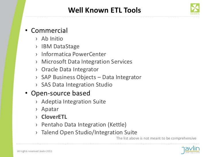Etl Tool Survey 2011 Pdf