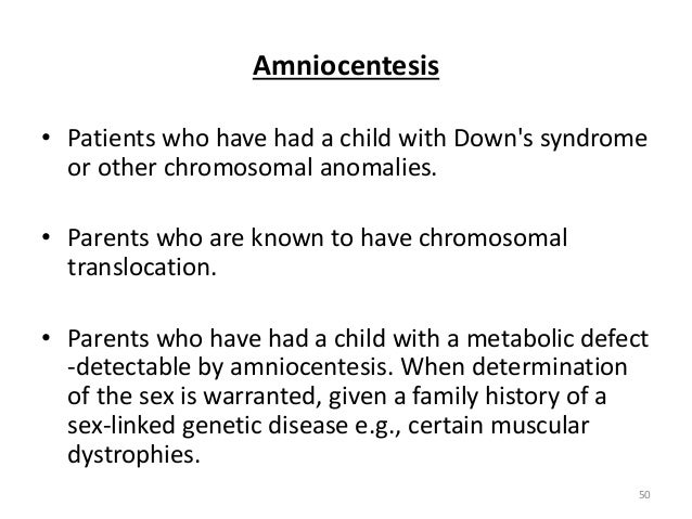 Amniocentesis test results picture