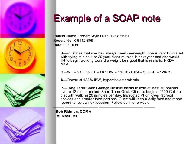 soap notes therapy