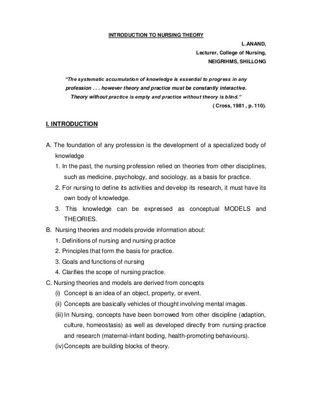 According to king a concept is image