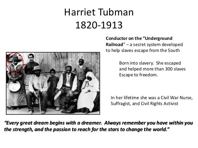 Harriet tubman research paper