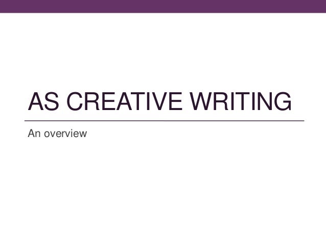 introduction to creative writing