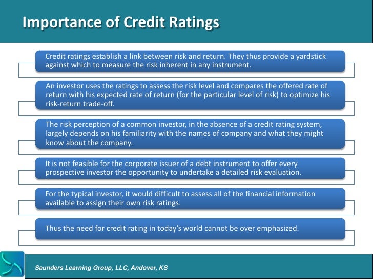 Intro to Credit Rating Agencies