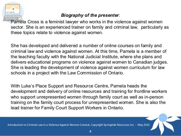 an introduction to women and crime A study of the nature and extent of women's crime, theories of female criminality, processing of women offenders through the criminal justice system, the response of police and court wgs 200 introduction to women's and gender studies. an introduction to women and crime A study of the nature and extent of women's crime, theories of female criminality, processing of women offenders through the criminal justice system, the response of police and court wgs 200 introduction to women's and gender studies.