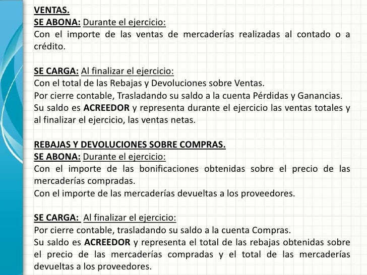 Inventario de mercaderias