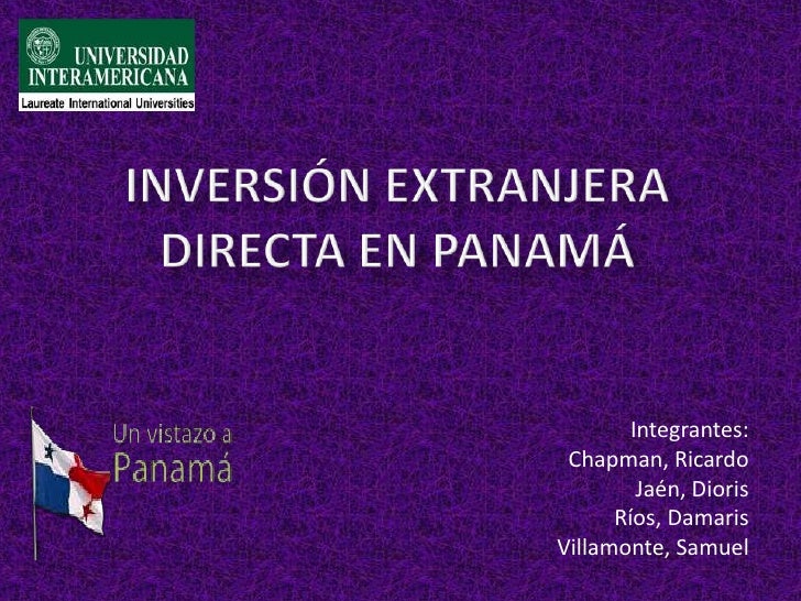 INVERSION DIRECTA inversion directa: