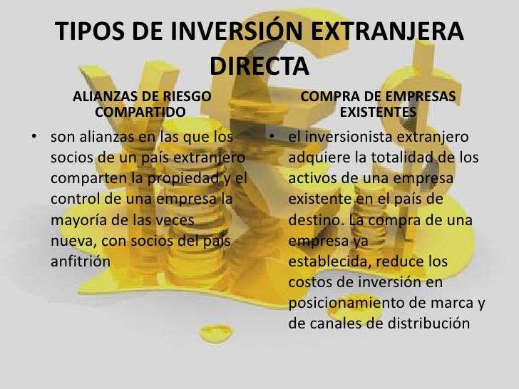Inversion Extranjera Directa Exposicion Inversion Extranjera Directa Exposicion